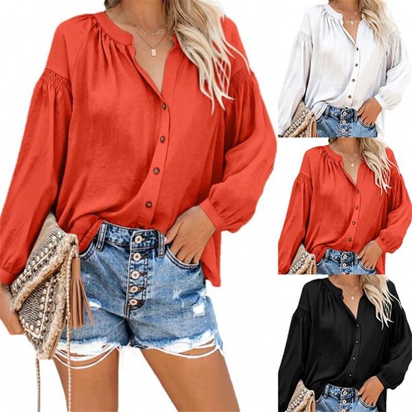 

sleeve lapel neck shirts womens designer clothes womens shirts fashion natural color loose shirts casual long, White