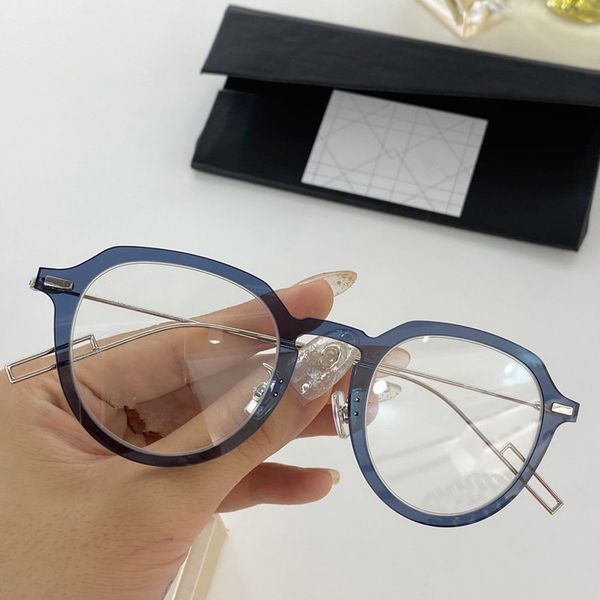 

2020designer newarrival superlight d-pear01 small round glasses frame plank fullrim+slim stainless wire for prescription fullrim case