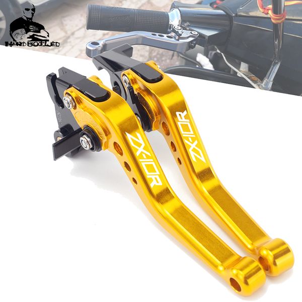 

zx motorcycle short lever handle cnc adjustable brake clutch levers for zx10r zx 10r 2004-2020 2014 2013 2012 2011