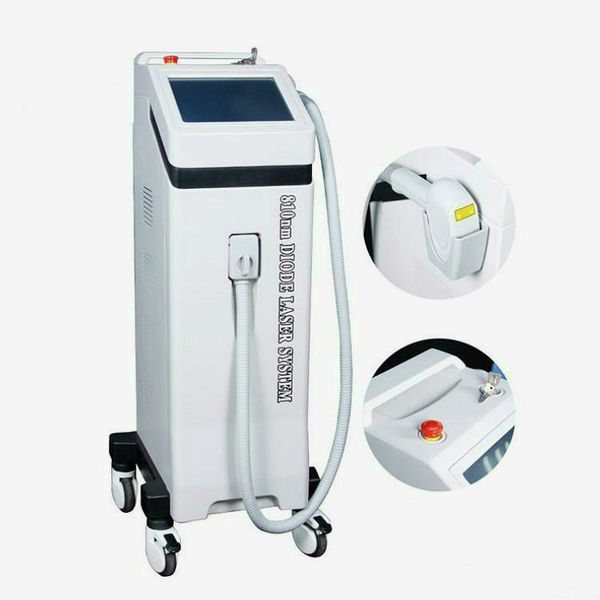 

2020 and most popular permanent hair removal 808nm laser diode machine for beauty salon use, Black