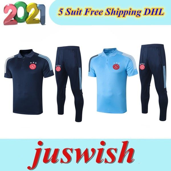 

21 ajax football tracksuit polo promes short sleeve 20 ajax soccer tracksuit jersey van de beek neres training polo football tracksuit, Black