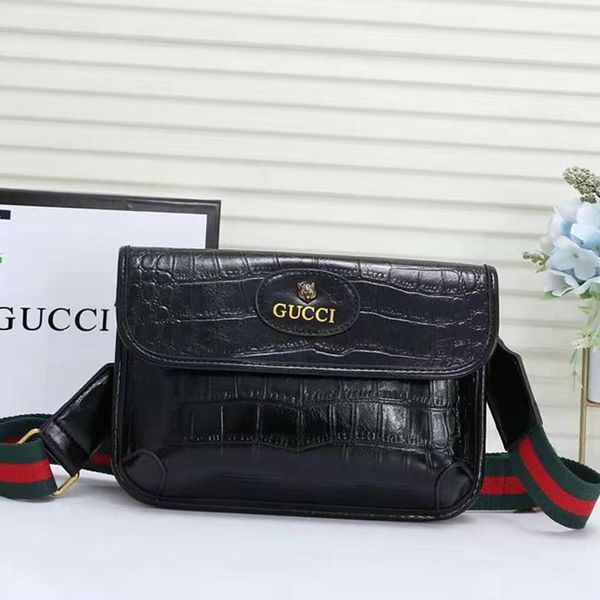 

mens leather chest pack belt bag fast delivery fashion classic shoulder bags new arrival simple style men crossbody bag