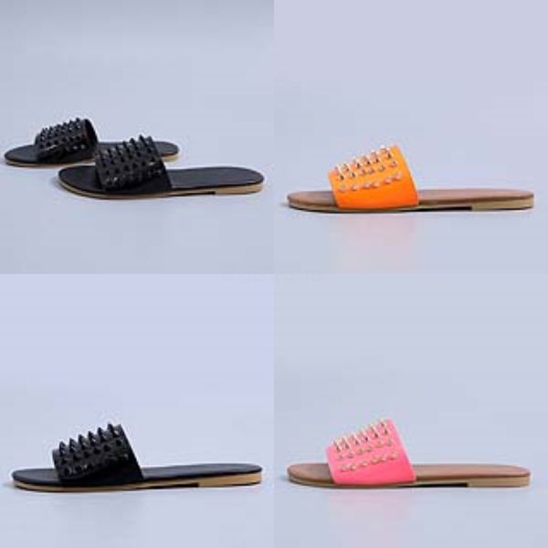 

women fasion flat slides sandal rivage caine d'ancre slipper dener soes balck blue  colors beac sandals party soes wit box#739#208, Black