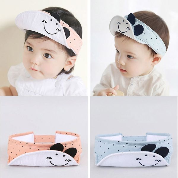 

летние новорожденные детские шапки cute cartoon уши ребёнки мальчики пляж hat empty top младенческая дети солнцезащитный козырек шапки для д, Yellow