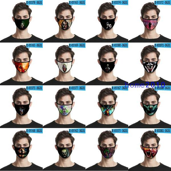 

costumes face for cosplay mask halloween joker mask joker 3d 3d designer joker printing face women printing mens 3d printed masks vqxdy, Black