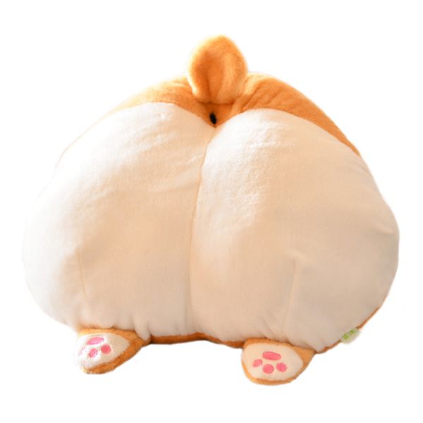 

super cute corgi dog hip butt plush pillows & hand warmers cartoon stuffed animals corgi buttocks cushions kids toys gifts mx200716