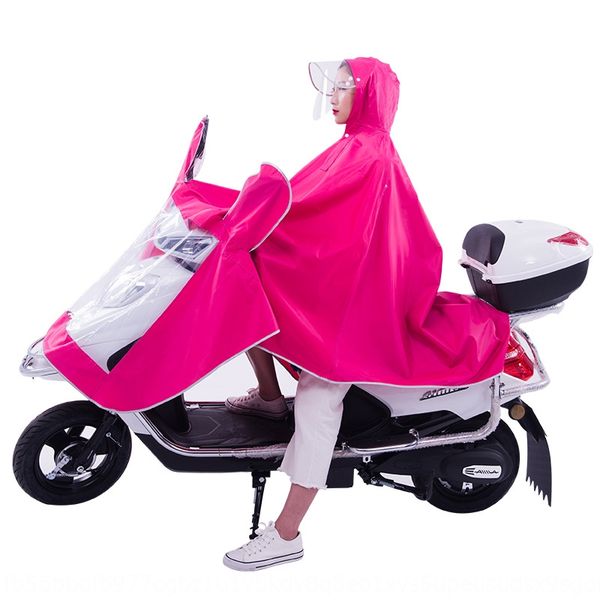 

yjuru electric raincoat thickened single oxford poncho cloak electric raincoat thickened single oxford poncho motorcycle motorcy, Black