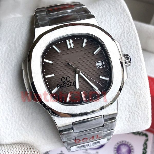 

высокое качество qc прошло розовое золото мужские часы nautilus мужские автоматические механические movement удобные оригинальные мужские ча, Slivery;brown