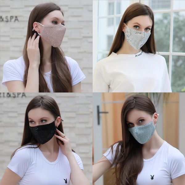 

30*13cm 1pcs bag black face er anti dust pm2.5 mouth masks breathable washable household protective mask boom2020 party masks#443