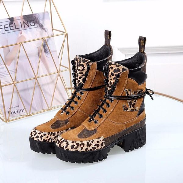 

2021 winter boots women fashion wedge luxury lace up ankle boots ladies platform shoes boots bota feminina casual laureate platform desert b