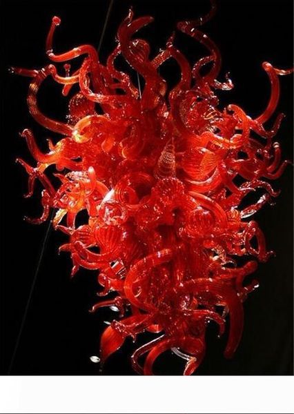 

china factory-outlet red murano glass chandelier small and fancy lighting for christmas decoration
