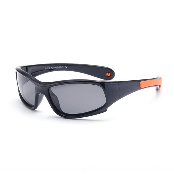 

new silicone children's sun polarized riding sports sunglasses silicone sun glasses baby sunglasses, Blue