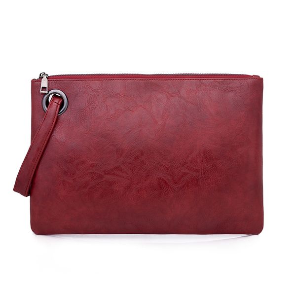 

women's clutch bag solid color pu girls small bag ladies hand bags