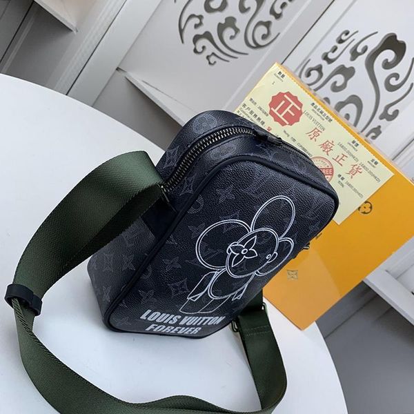 

luxury designer new arrival mens crossbody bags fashion style shoulder bags zipper casual leather crossbody men bag fast delivery sale