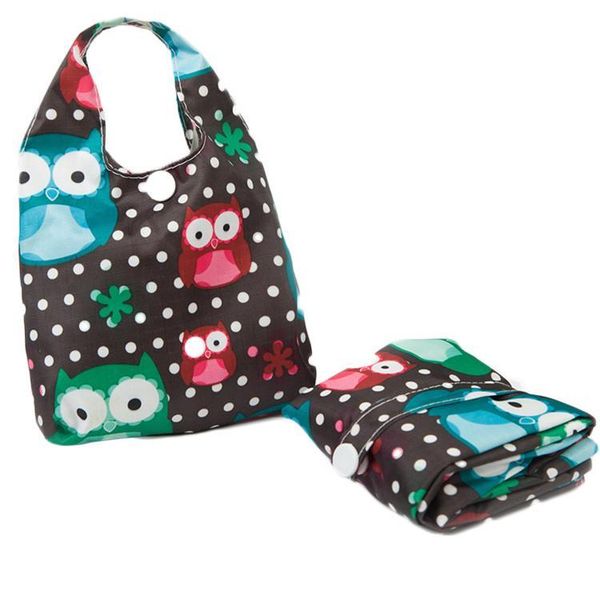 

складная хозяйственная сумка многоразовый tote мешок корзины хранения бакалея сумки экологию полиэстер водонепроницаемая сумка для хранения