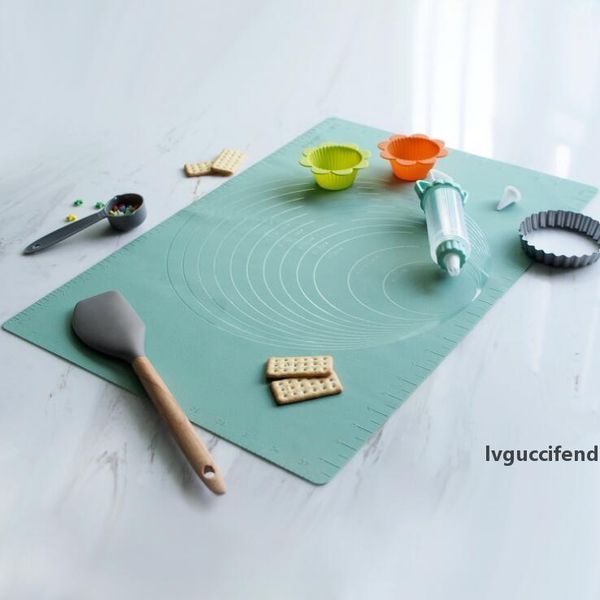 

non-slip silicone pastry mat large with measurements kitchen silicone baking mat counter dough rolling oven liner fondant pie crust mat