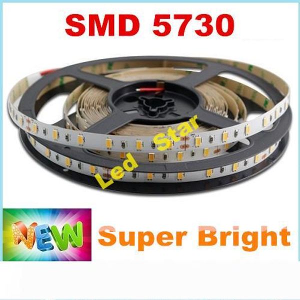 

100m smd 5730 led strips light 12v waterproof non-waterproof 60led m 5m roll 40lm smd 5730 bright than 5630 5050 dhl ing