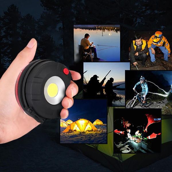 

cob led magnetic work light car garage mechanic home rechargeable torch lamp household accessories 2020 new arrival selling