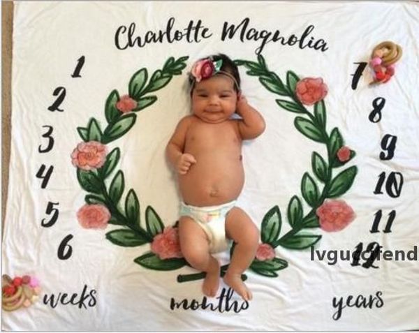 

ins newborn blankets pgraphy background p fabric backdrops infant blanket cotton blankets 100*100cm 4 designs optional ldh192