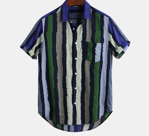 

sleeve shirts men s clothing mens designer shirts fashion striped panelled shirts casual turn down collar short, White;black