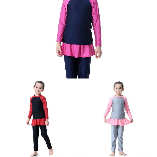 

girl's conservative h2002 girl's conservative h2002 swimsuit swimsuit, Black