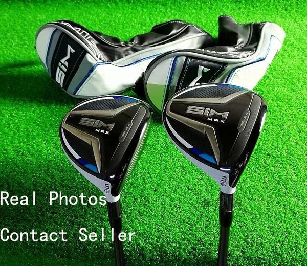 

sim max golf driver #3 #5 fairway woods set regular/stiff flex real ps contact seller