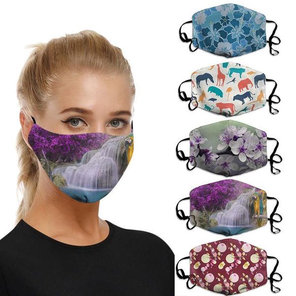 

5pcs usa warehouse mouth maske for germ protection for adults dust protection face maske washable and reusable bandana, Black