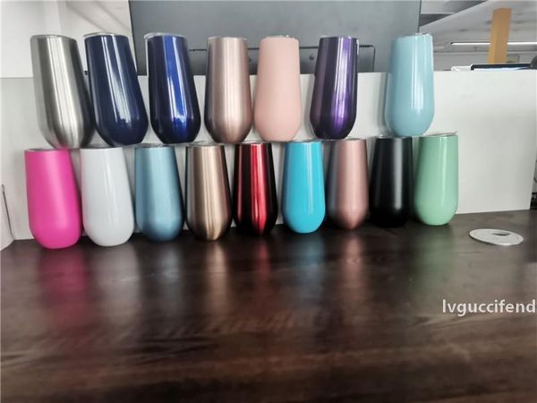 

16colors 6oz wine glasses 6oz wine tumbler stainless steel tumbler double wall insulated tumblers coffee beer mugs