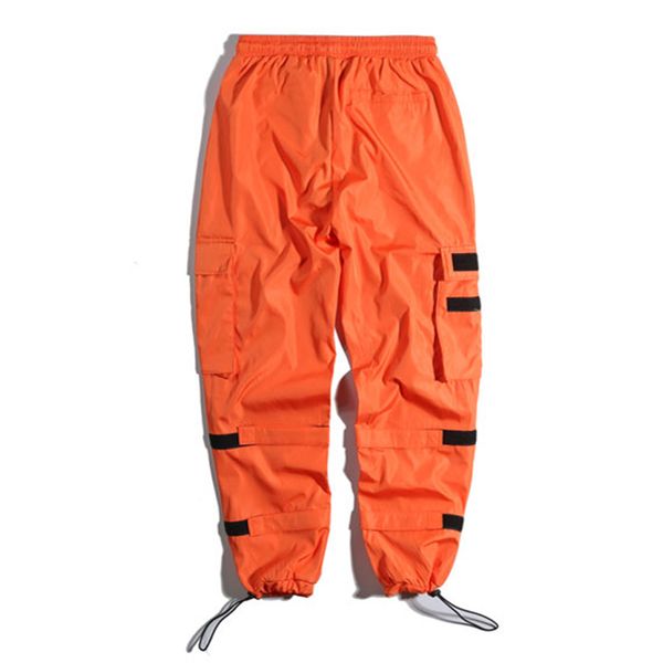 

zhuzunzhe 2020 side pockets cargo harem pants hip hop casual male tatical joggers trousers fashion streetwear pants streetwear, Black