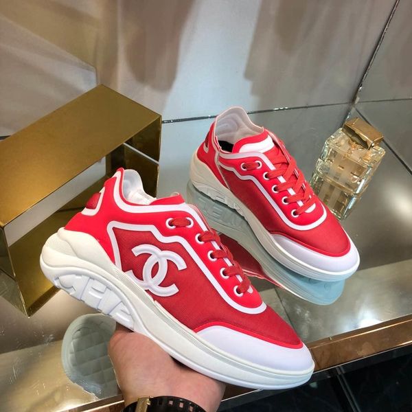 

new18 luxury high-end ladies casual shoes fashion ladies sports shoes outdoor breathable travel shoes original box packaging fast delivery, Black
