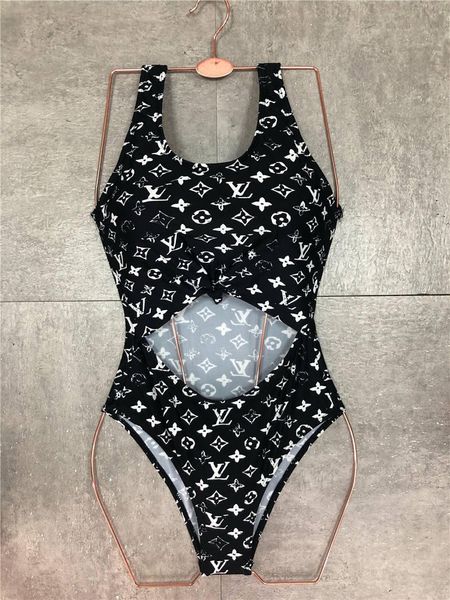 

2020ss one-piece bikini for women swimsuit with letters summer fashion swimwear lady backless bathing suits s-xl optional, White;black