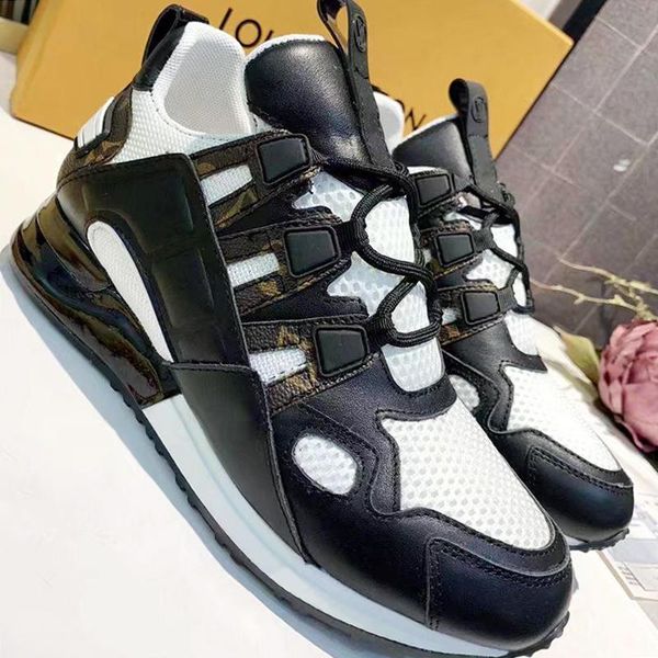 

2021 drop ship womens shoes run away sneaker comfortable fashion classic sports footwears low lace -up casual women shoes damen luxussch, Black