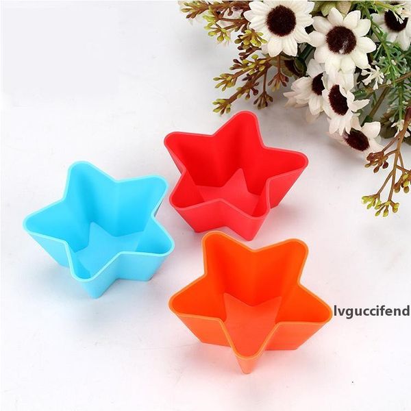 

silicone cake liner muffin case baking mold cup cupcake star rose soap mold handmade chocolate cake soap decoration silicone molds crafts
