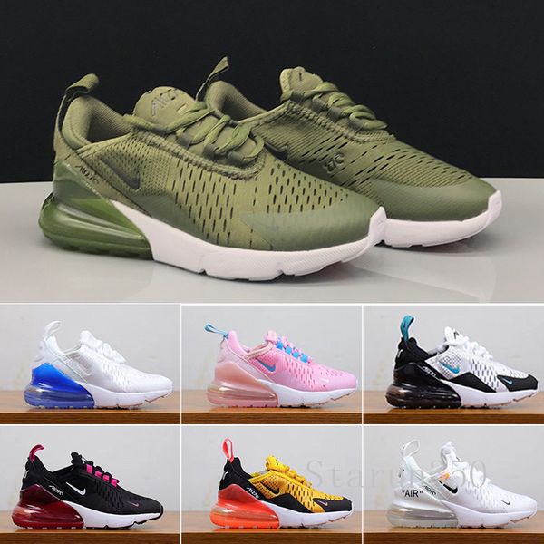 

2019 kids youth running shoes kid sneakers air run out door sports shoe trainer air cushion surface size 28-35 hil-7, Black