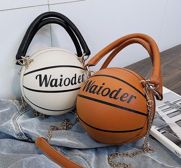 

дизайнер сумки одно плечо внешняя женская сумка 2020 newset мода crossbody сумки баскетбол форма сумки