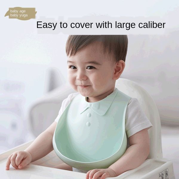 

baby's dining children's waterproof silicone bib baby's three-dimensional saliva silicone napkin napkin bib children's d