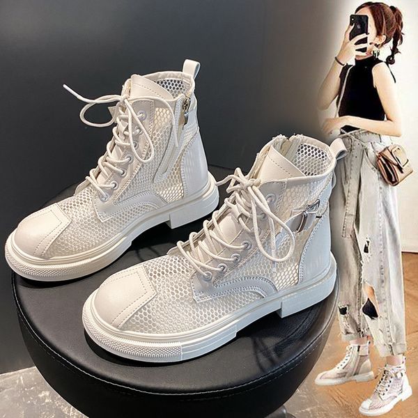 

rock shoes woman women's rubber boots leather booties low heels booties round toe boots-women rain sandals summer mid-calf, Black