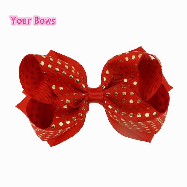 

your bows golden sequin hair bows grosgrain ribbon hairgrip alligator clips headwear bowknot children girls hair accessories, Slivery;white