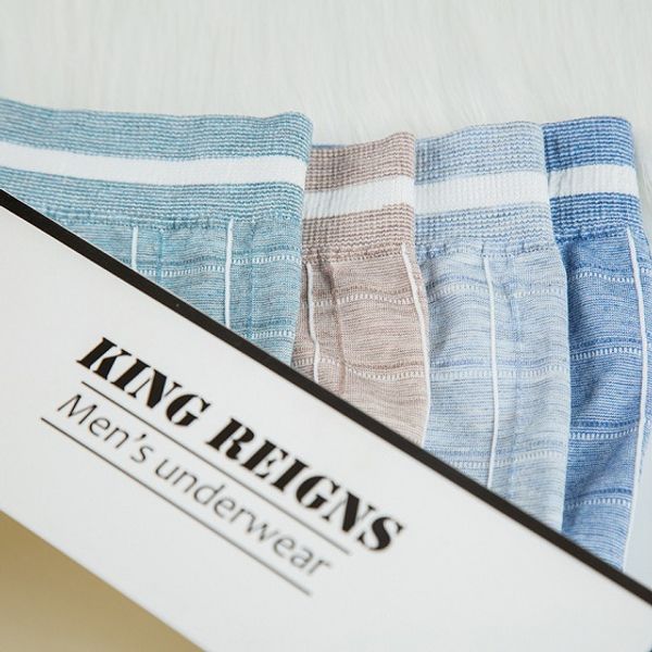 

mens underwear seamless breathable mid-waist high-elastic men's boxers for teenager light color 4 pcs boxes allow 50-100kg ing, Black;white