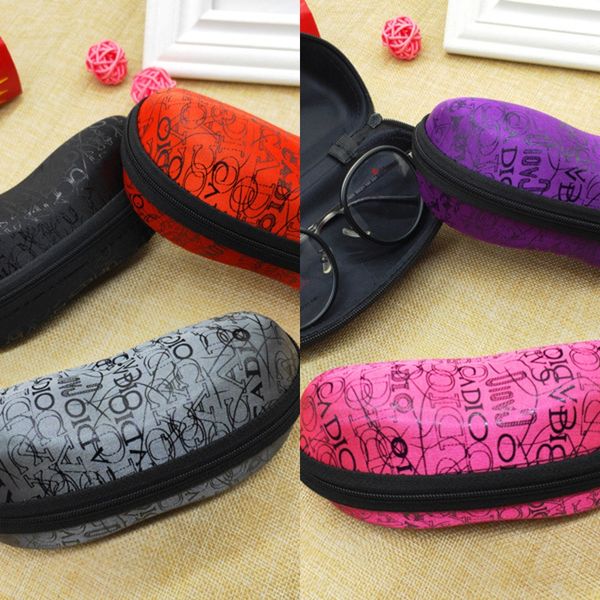 

peanut letter pressure resistant adhesive hook zipper case sun case sun glasses box sunglasses box, Blue
