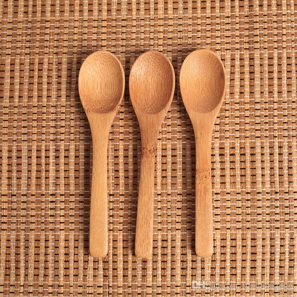 

wooden jam spoon baby honey coffee new delicate kitchen using condiment small 12.8*3cm