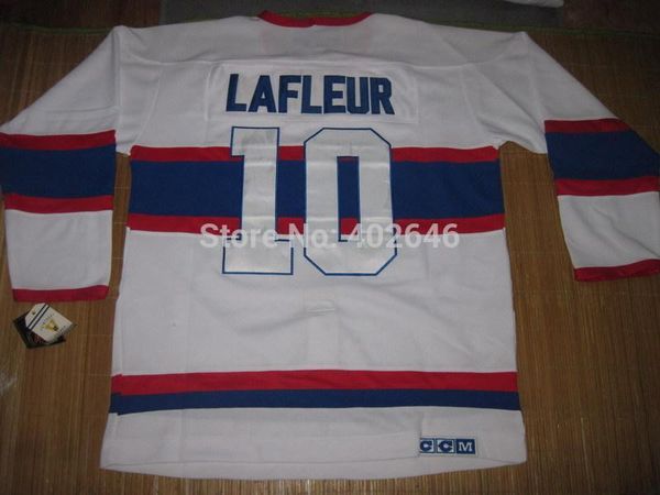 

wholesale hockey canadiens #10 guy lafleur ccm vintage white jerseys, Black;red