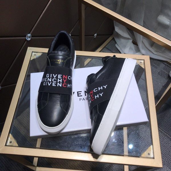 

2020k new high-grade leather elastic lace low-casual men's shoes, stylish and comfortable sneakers, wild flat shoes, size: 38-45, Black