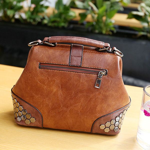 

solid color shoulder bag for women messenger handbags leather women's clutch bag simple