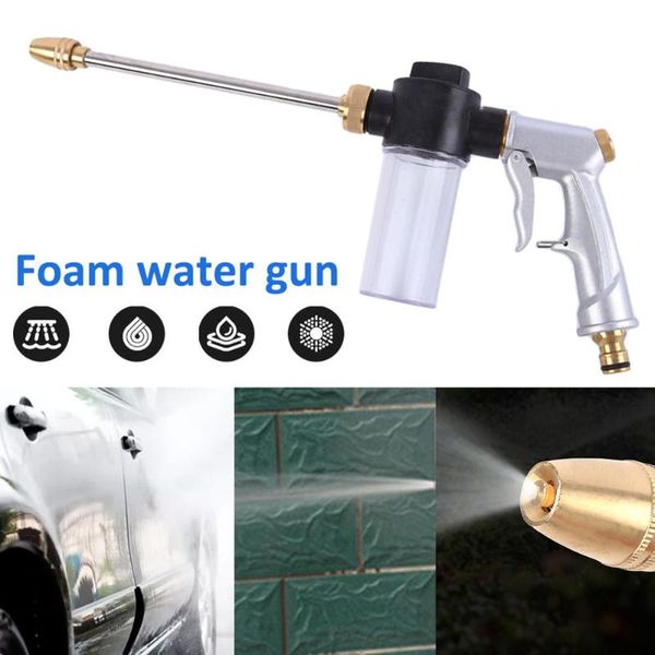 

high pressure water spray gun washing machine car washing machine garden watering hose nozzle sprinkler foam cleaning water gun
