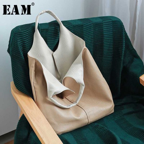 

eam] women new pu leather both side wear fold personality accessories fashion tide all-match spring autumn 2020 19a-a372, Black;brown