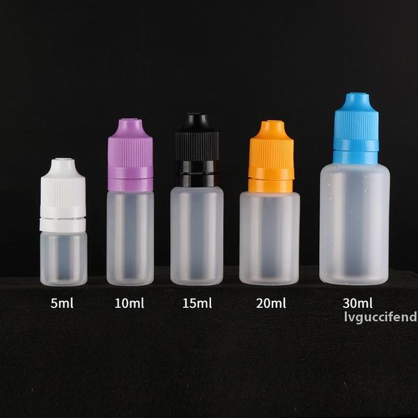 

5-10-15 20 30 50 60 100 120mlpe oil bottle electronice oil bottle press safety anti-theft caps mylovethome