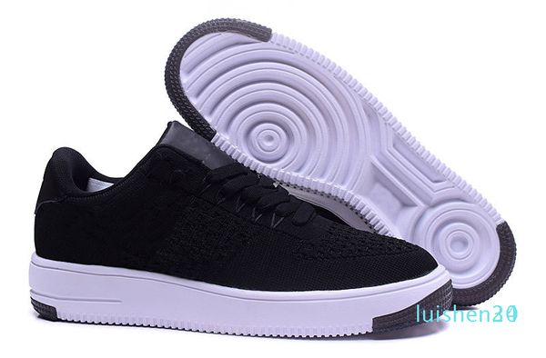 

fashion men shoes low one 1 mens women china casual shoe fly designer royaums type breathe skate knit femme homme 36-45 l24, Black
