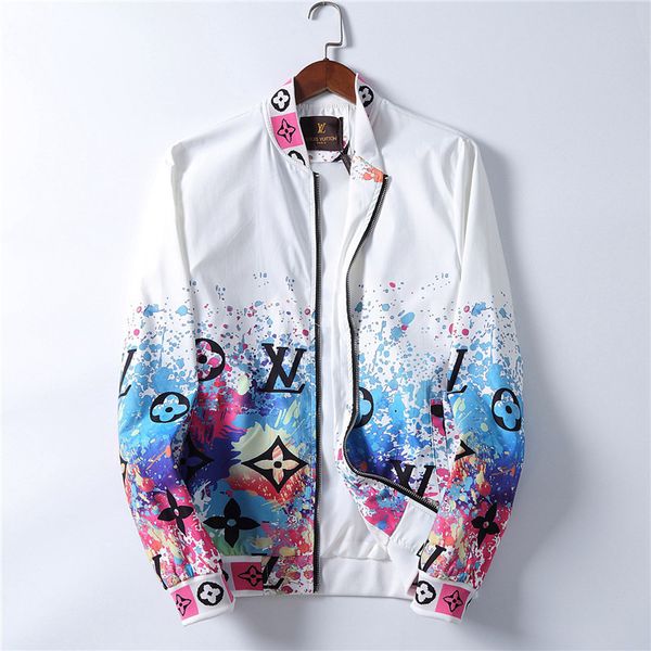 

yyuj men medusa jackets long sleeve zipper jacket fashion pattern print slim fit windbreaker mens hooded winter outdoorwear coats, Black;brown