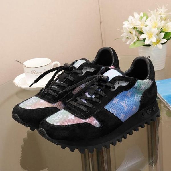 

роскошные мужская повседневная обувь с коробкой дышащий спорта повседневная обувь новая мода натуральная кожа кроссовки мужские теннисные ту, Black